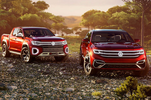 New York Auto Show: VW vergrößert Atlas-Familie VW Atlas Cross Sport Tanoak 2018
