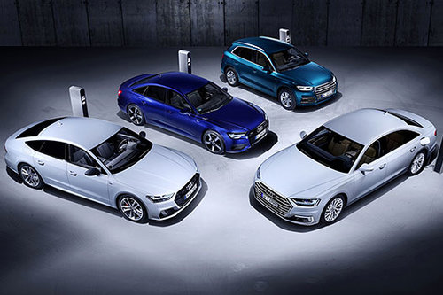 Genfer Autosalon: neue Plug-in-Hybride von Audi