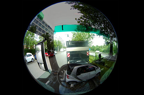 Lkw: virtuell transparente Karosserie