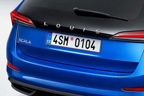 Skoda Scala: Wunschname am Heck
