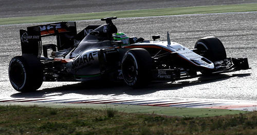 F1-Test: Barcelona 1