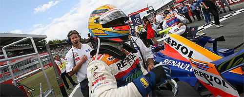 GP2-Fight exklusiv: Pantano vs Senna