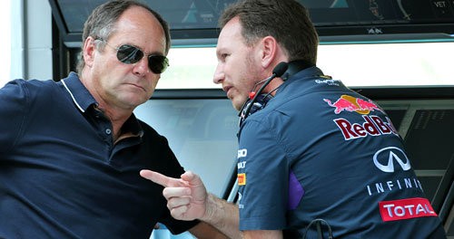 Formel 1: News Gerhard Berger, Christian Horner, Abu Dhabi 2014