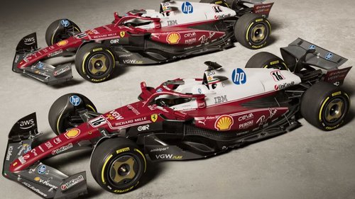 Spezialdesign in Monza Die Ferrari-Sonderlackierung beim Italien-Grand-Prix 2025 in Monza