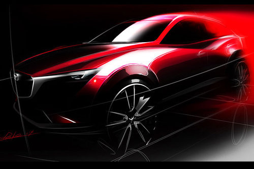 Mazda zeigt erste Skizze vom CX-3 