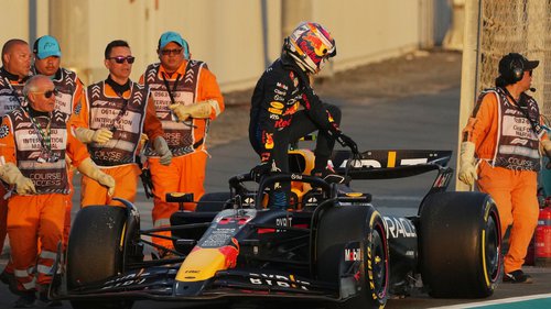 Perez bestätigt Albon Bei seinem letzten Rennen für Red Bull 2024 in Abu Dhabi schied Sergio Perez aus