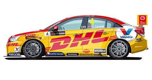 WTCC: News Tom Coronel, ROAL, No. 4 Chevrolet Cruze, WTCC 2015