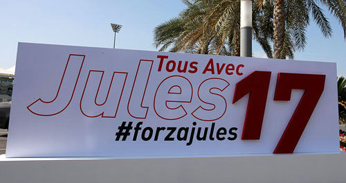 Formel 1: News Banner für Jules Bianchi, Abu Dhabi 2014
