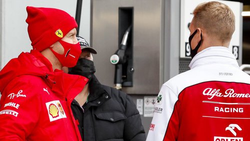 Mick Schumacher: Hätte nie gedacht, dass ich mal gegen Seb fahre Mick Schumacher freut sich, dass er 2021 gegen Sebastian Vettel fahren kann
