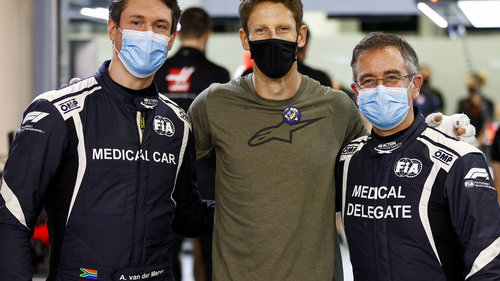 Grosjeans Wunsch: Möchte Leben retten wie Jules Bianchi Für Grosjean sind Alan van der Merwe und Ian Roberts die wahren Helden