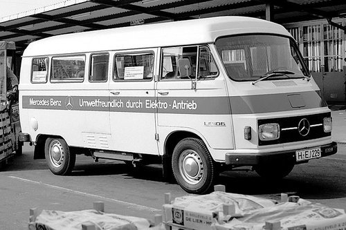 Erster Elektro-Lieferwagen: Mercedes LE 306 Mercedes LE 306 1972