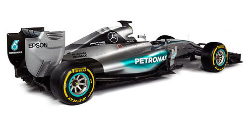 Formel-1-Launches 2015 Mercedes F1 W06 Hybrid