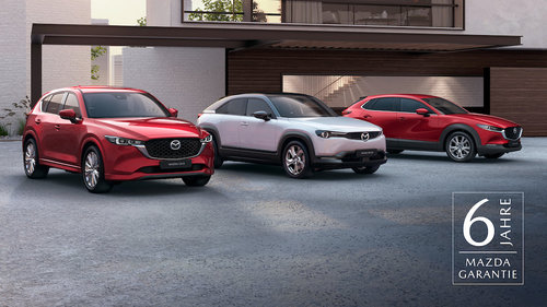 Mazda gibt ab sofort 6 Jahre Garantie 