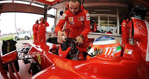 Bortolotti im Ferrari F2008