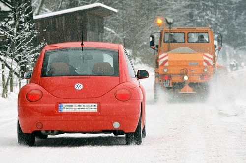 Richtiges Verhalten bei Schneeräumung