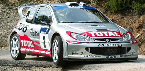 Gruppe B Rallyelegenden Marcus Grönholm, Peugeot 206 WRC