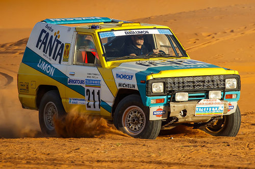 Restauriert: Dakar-Sieger Nissan Patrol Nissan Patrol Fanta Limon Dakar