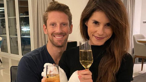 Grosjean: Dass meine Familie gelitten hat, hat mich zum Weinen gebracht Romain Grosjean konnte Weihnachten mit seiner Frau Marion feiern