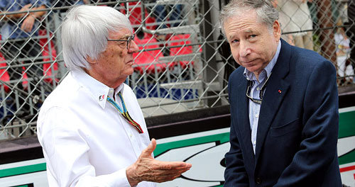 Formel 1: Interview Bernie Ecclestone, Jean Todt, Monaco Grand Prix, Monte Carlo 2014