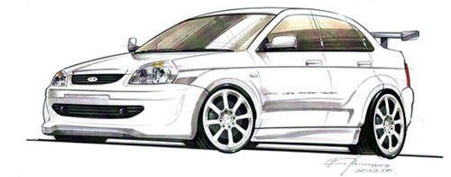 WTCC-Lada Priora: erste Illustration