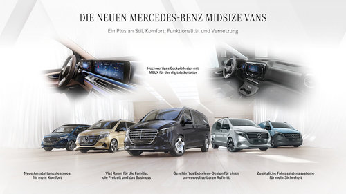 Mehr Luxus für die Mercedes V-Klasse 