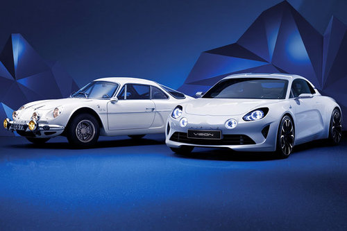 Retromobile Paris: Historisches Alpine-Sextett lpine A110 Alpine Vision 2017