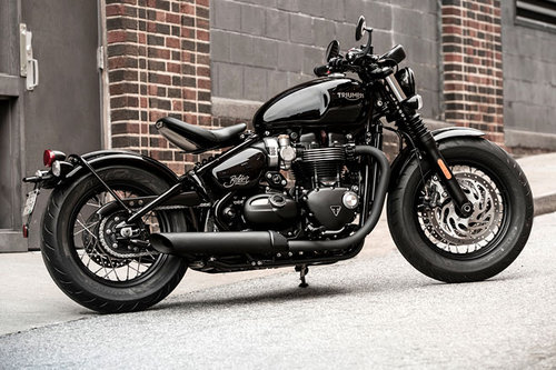 Triumph: zwei neue Bonneville-Modelle Triumph Bonneville Bobber Black 2017