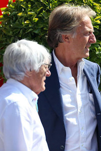  Bernie Ecclestone, Luca Cordero di Montezemolo, Monza 2014