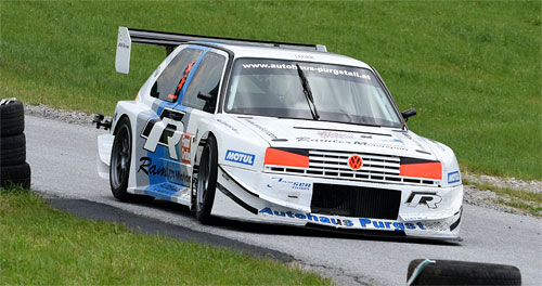 Bergrallyecup: Naas bei Weiz Karl Schagerl, VW Golf TSFI-R Turbo, Bergrallyecup 2015