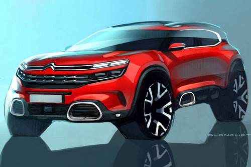 Citroen zeigt C5 Aircross in Shanghai Citroen C5 Aircross 2017