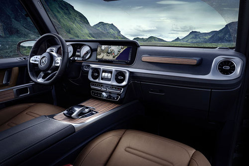 Mercedes G-Klasse: erste Innenraum-Bilder Mercedes G 2018