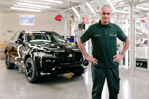 Mourinho assistiert Jaguar beim Bau seines F-Pace Jose Mourinho Jaguar F-Pace 2017