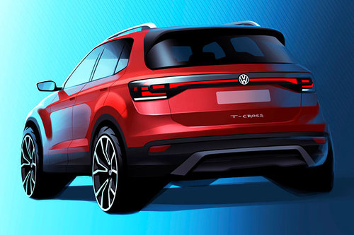VW bringt Klein-SUV T-Cross in Serie VW Volkswagen T-Cross 2018