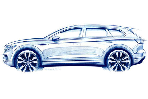 VW zeigt den neuen Touareg in Peking VW Touareg 2018