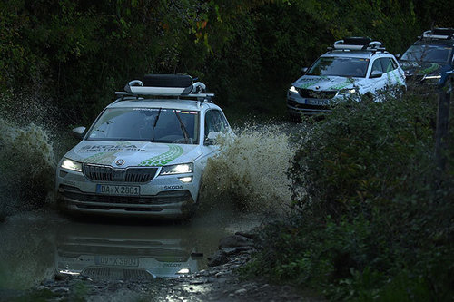 Karoq Scout in Albanien: Skoda EuroTrek