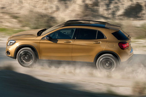 Mercedes GLA Facelift - erster Test Mercedes GLA 2017
