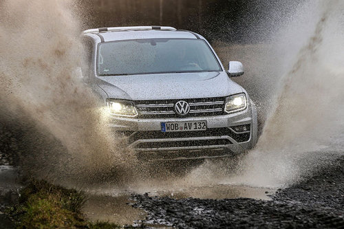 VW Amarok, Caddy und T6 im Offroad-Test VW Amarok 2017