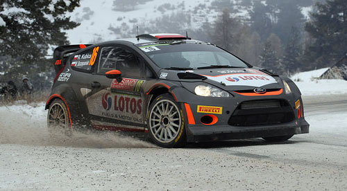 WRC: Rallye Monte-Carlo Robert Kubica, Maciej Szczepaniak, Ford Fiesta RS WRC, Rallye Monte-Carlo 2015