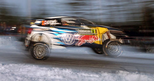 WRC: Schweden-Rallye Sebastien Ogier, Julien Ingrassia, VW Polo WRC, Schweden-Rallye, WRC 2015