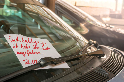 Zettel nach Parkschaden reicht nicht