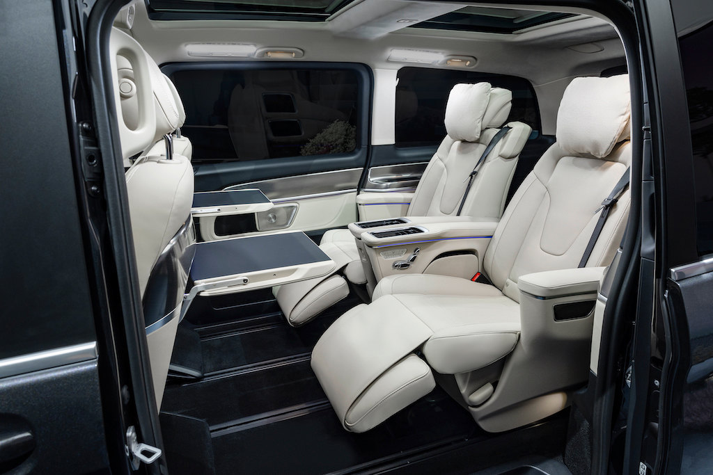 Luxus Auto Interieur-Details. Mittelkonsole mit Luft und
