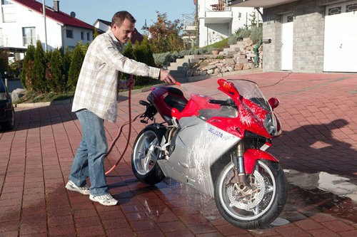 So waschen Sie ihr Motorrad richtig 