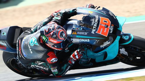 MotoGP Jerez: Quartararo auf Pole - Marquez wird nicht starten Fabio Quartararo feiert in Jerez eine Back-to-Back-Pole