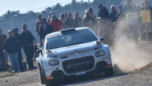 Stohl/Müller bei Veszprem Rallye 