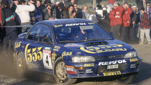 Jimmy McRae fährt Colins Subaru 