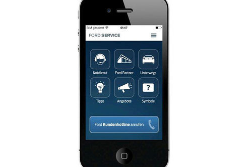 Neue kostenlose Ford Service-App 