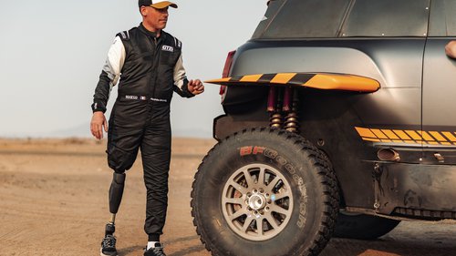 Nach Unfall und Amputation Mathieu Baumel hat es zurück zur Rallye Dakar geschafft
