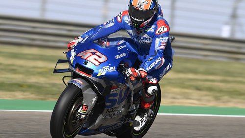 MotoGP Aragon: Rins beschert Suzuki ersten Saisonsieg vor Marquez und Mir Alex Rins widerstand dem Druck von Alex Marquez und fuhr zum Sieg in Aragon