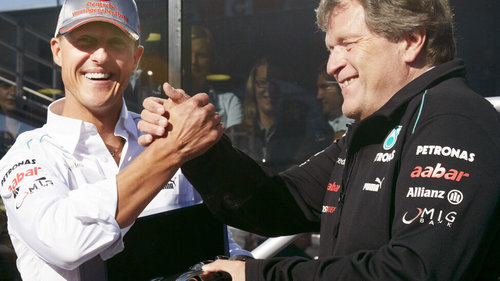 Haug räumt mit Gerücht über Hamilton und Schumacher auf Norbert Haug hat eng mit Michael Schumacher zusammengearbeitet