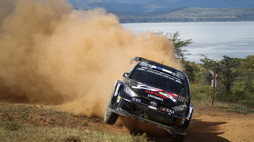 WRC Safari-Rallye: Nach SP13 Kalle Rovanperä (Toyota) (f)liegt bei der Safari-Rallye klar in Führung
